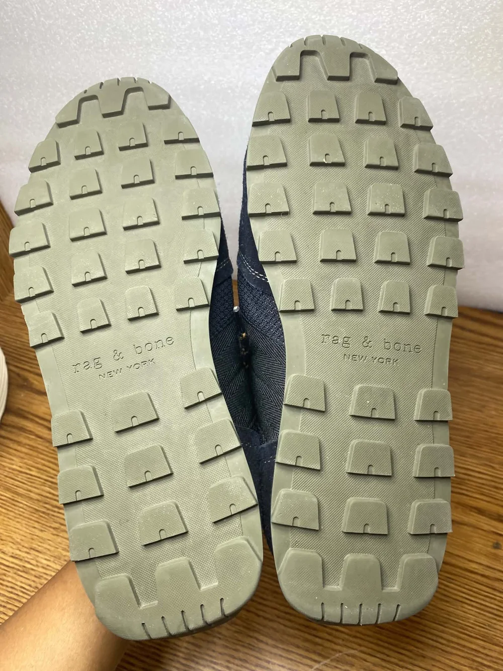 Rag & Bone New York Unisex 41 Men's 8 Women's 10 Olive Green Retro Hikers Shoes